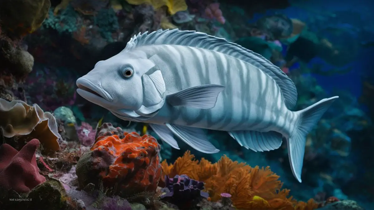 Examining Waterwolf Fish Up Close