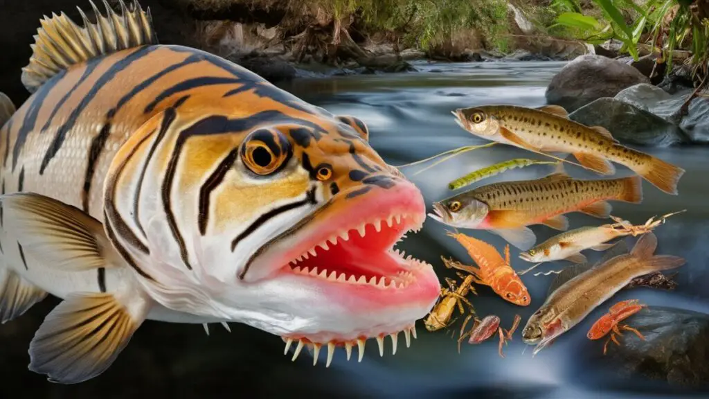 What foods do tiger fish consume?