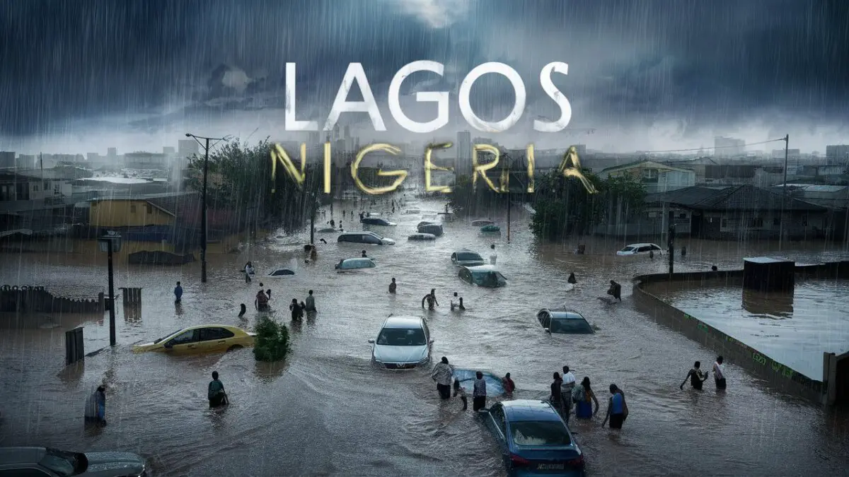 What always causes flooding in Lagos?