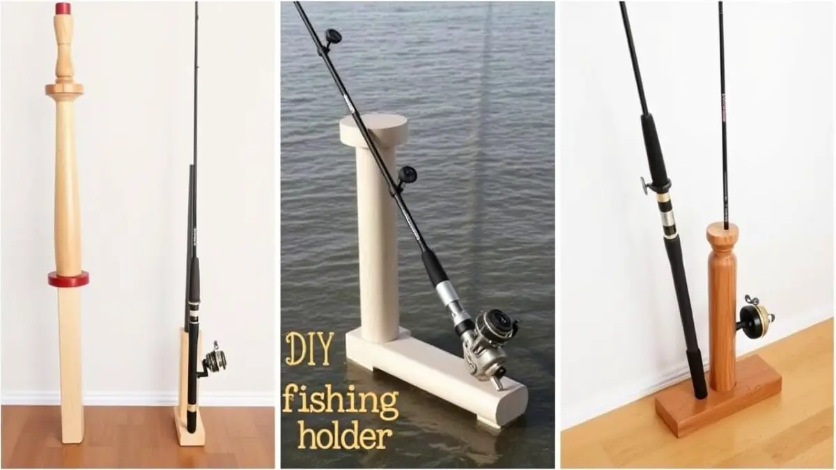 DIY Fishing Rod Holder Ideas